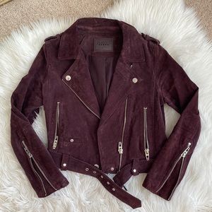 BlANKNYC Suede Moto Jacket